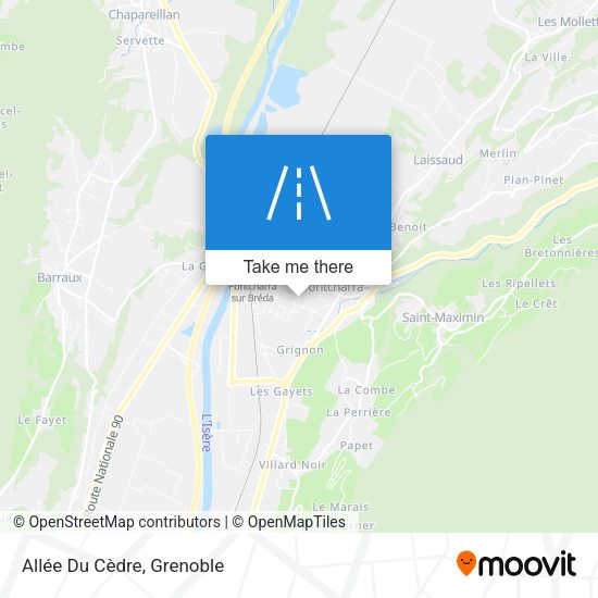 Allée Du Cèdre map