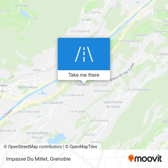Impasse Du Millet map