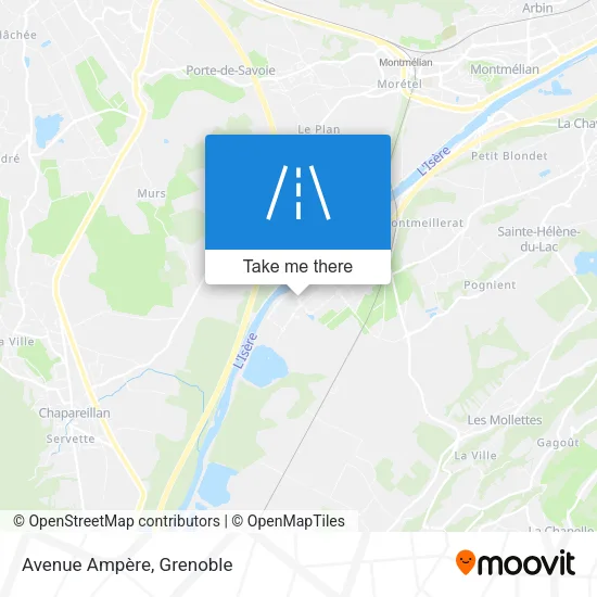 Avenue Ampère map