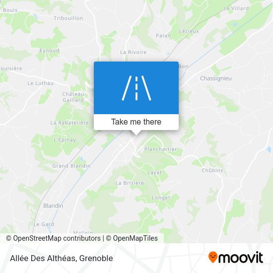 Allée Des Althéas map