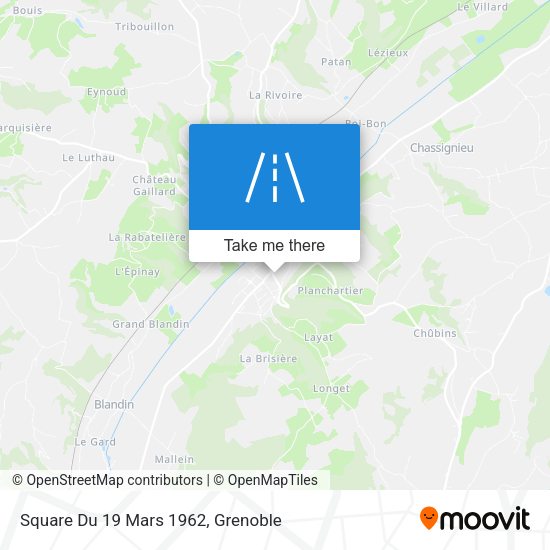 Square Du 19 Mars 1962 map
