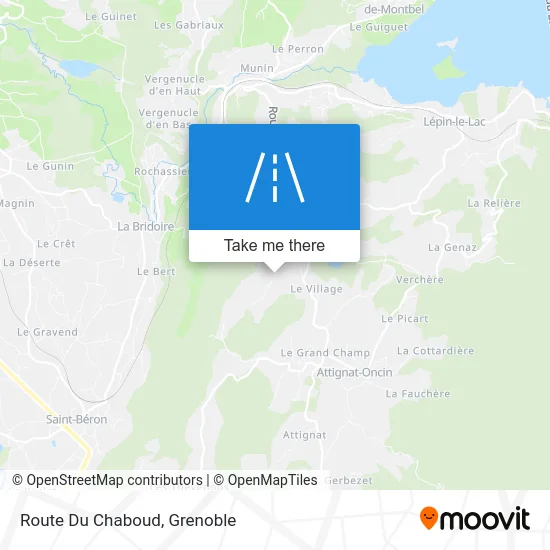 Route Du Chaboud map