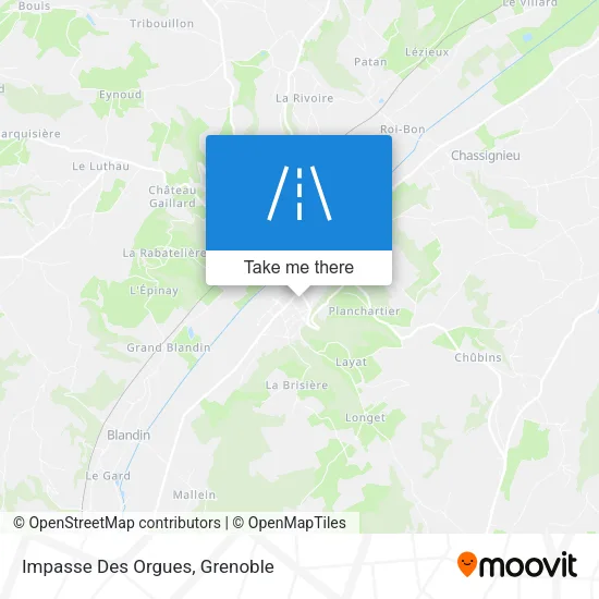 Impasse Des Orgues map