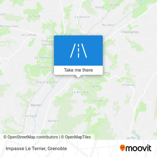Impasse Le Terrier map