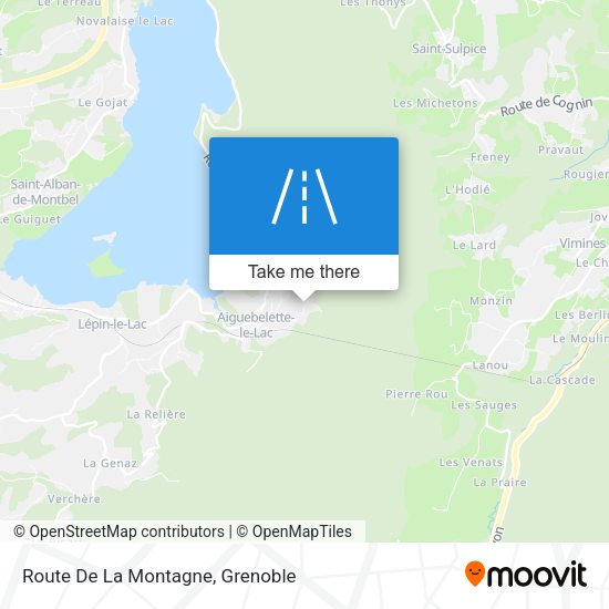 Route De La Montagne map