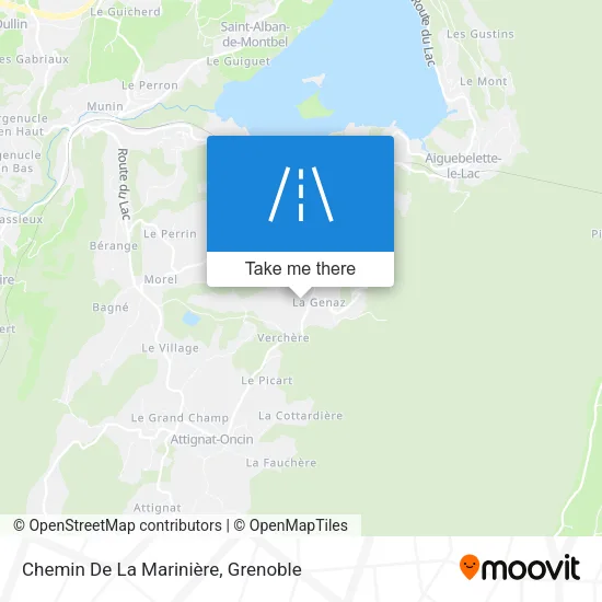 Chemin De La Marinière map