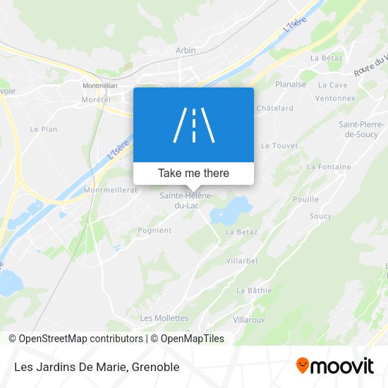 Les Jardins De Marie map