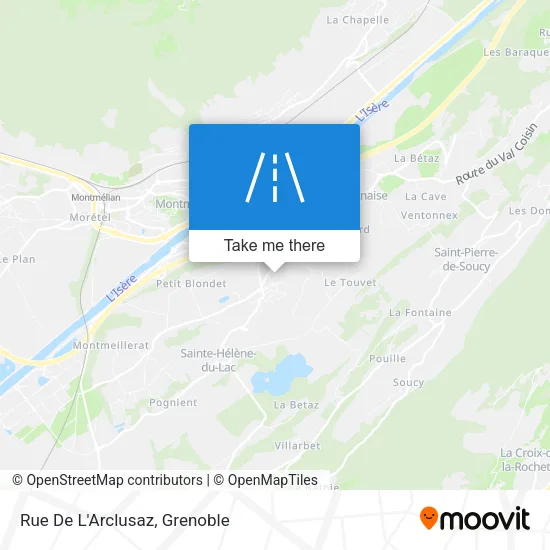Rue De L'Arclusaz map