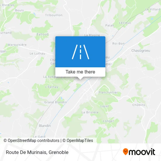 Route De Murinais map