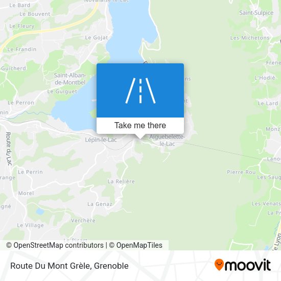Route Du Mont Grèle map