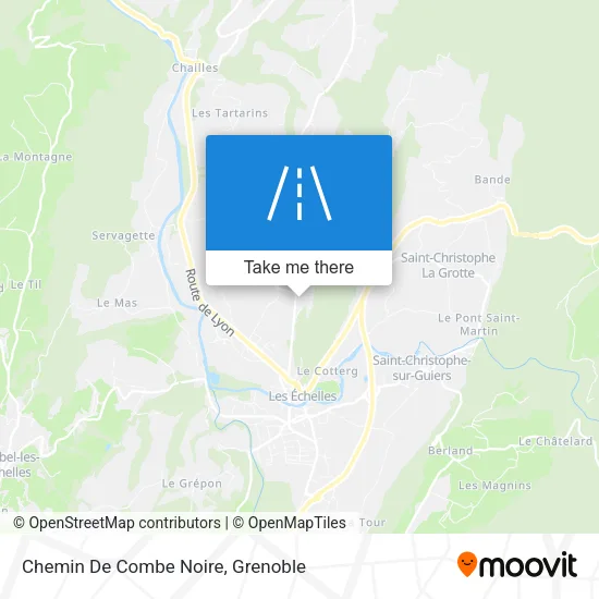Chemin De Combe Noire map