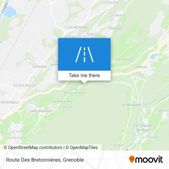 Route Des Bretonnières map