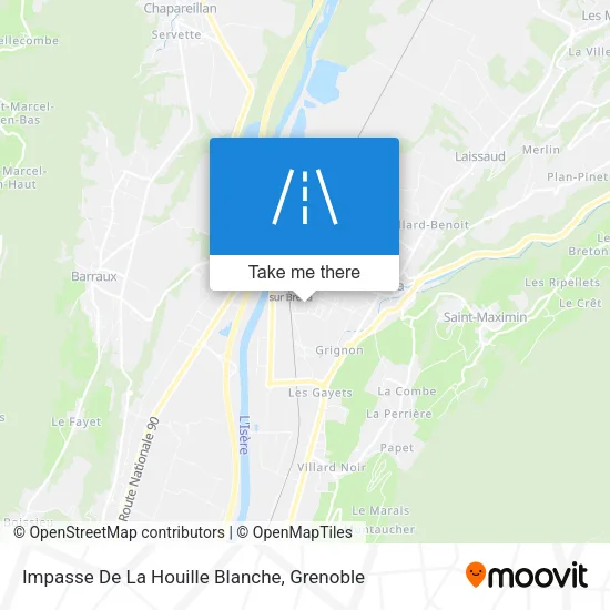 Impasse De La Houille Blanche map
