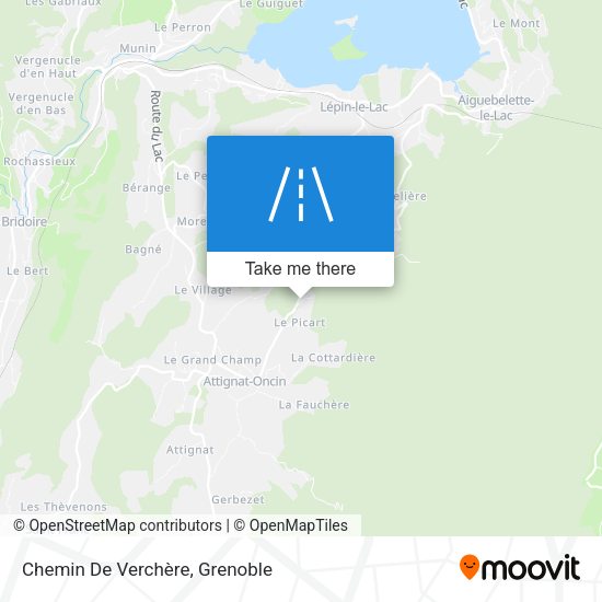 Chemin De Verchère map