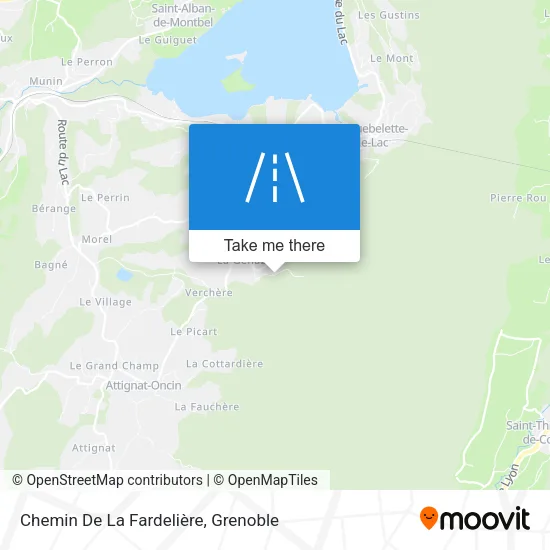 Chemin De La Fardelière map