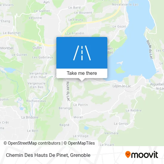 Chemin Des Hauts De Pinet map