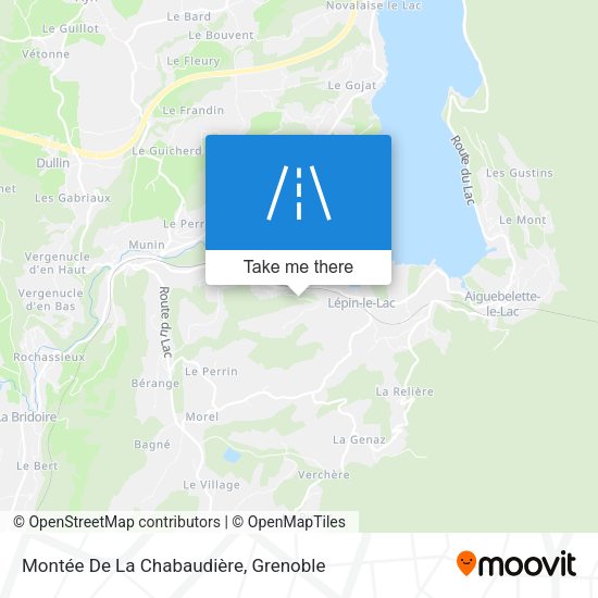 Montée De La Chabaudière map