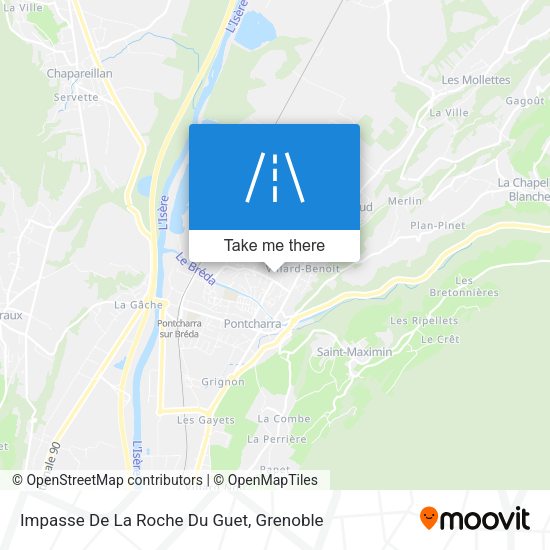 Impasse De La Roche Du Guet map