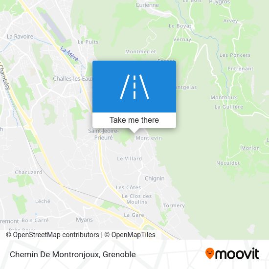 Chemin De Montronjoux map