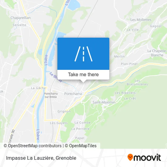Impasse La Lauzière map