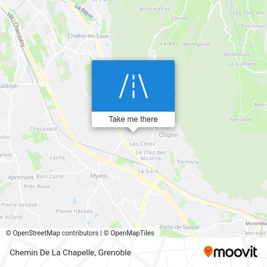 Chemin De La Chapelle map