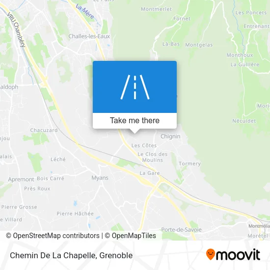 Chemin De La Chapelle map