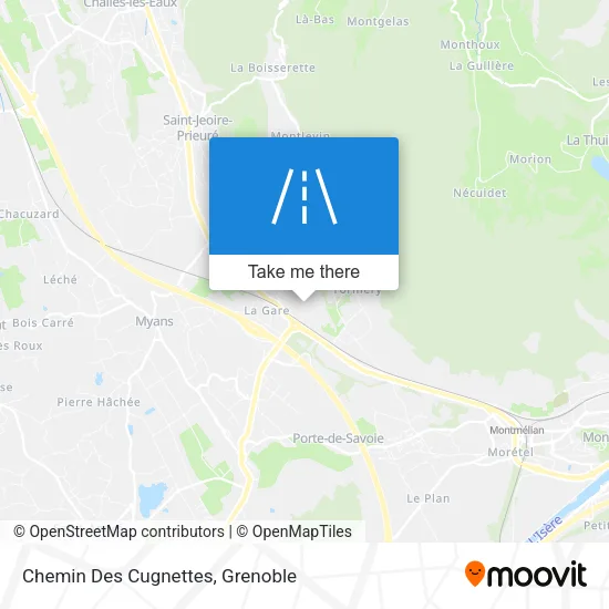Chemin Des Cugnettes map