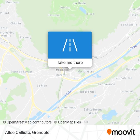Allée Callisto map