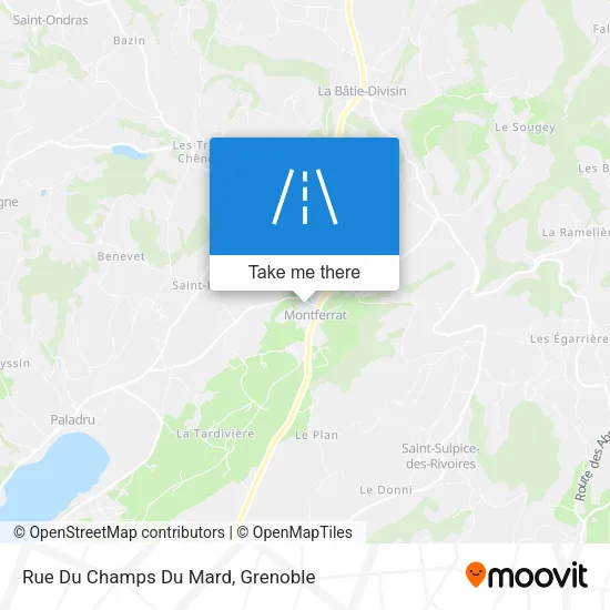 Rue Du Champs Du Mard map