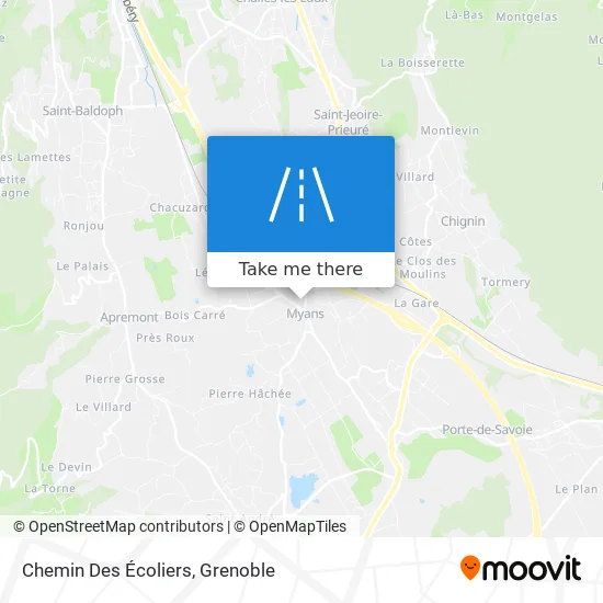 Chemin Des Écoliers map