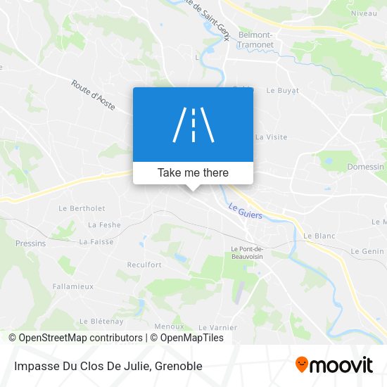Impasse Du Clos De Julie map