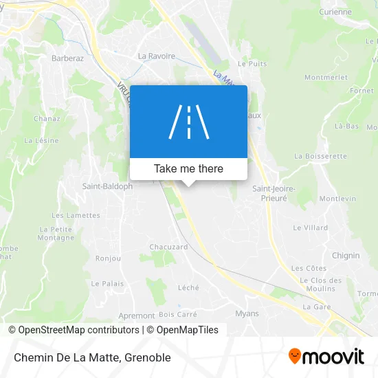 Chemin De La Matte map