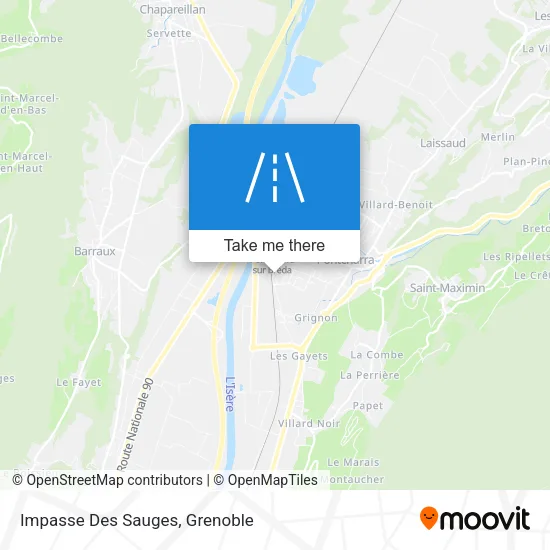 Impasse Des Sauges map