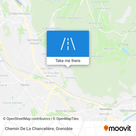 Chemin De La Chancelière map