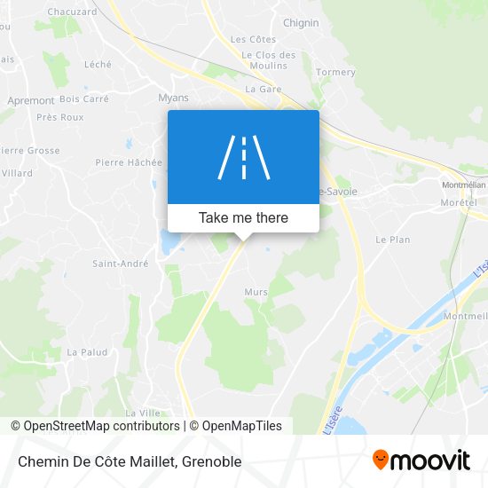 Chemin De Côte Maillet map