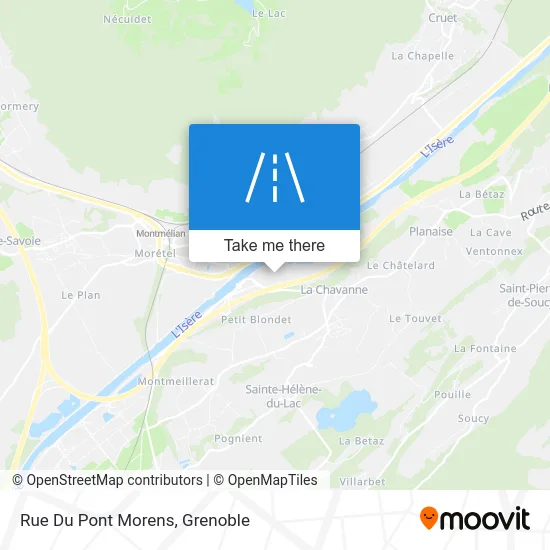 Rue Du Pont Morens map