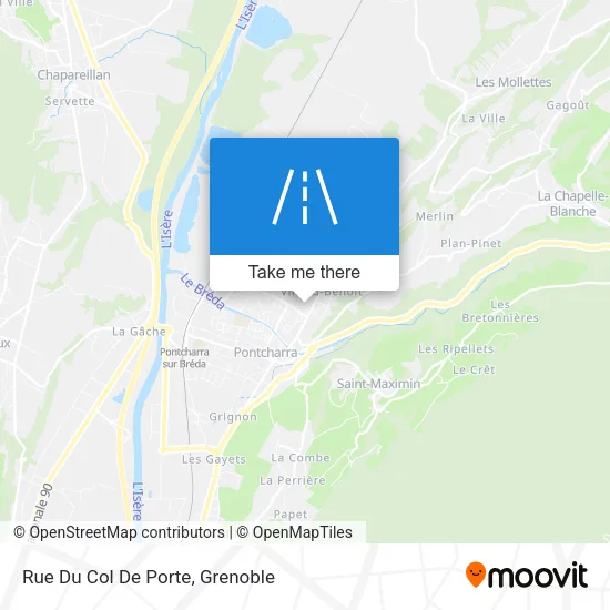 Rue Du Col De Porte map