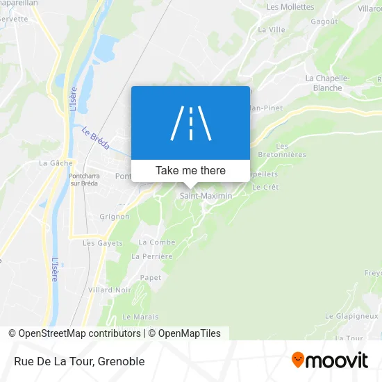 Rue De La Tour map