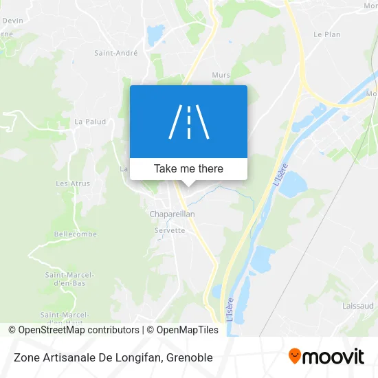 Zone Artisanale De Longifan map