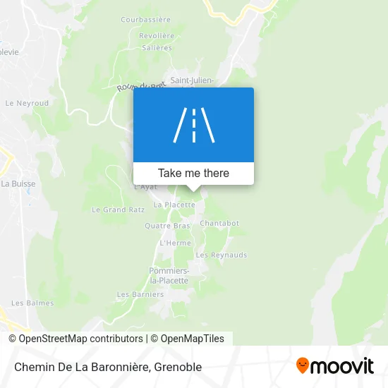 Chemin De La Baronnière map