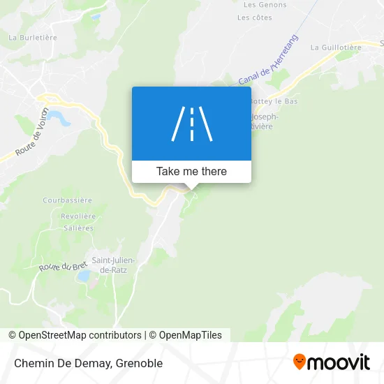 Chemin De Demay map