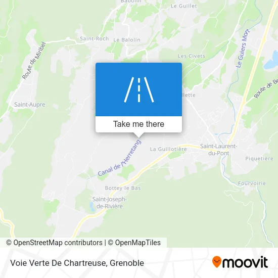 Voie Verte De Chartreuse map
