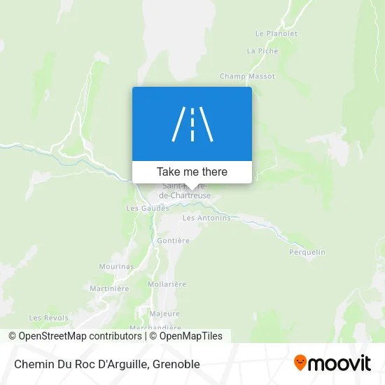 Chemin Du Roc D'Arguille map
