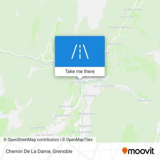 Chemin De La Dame map