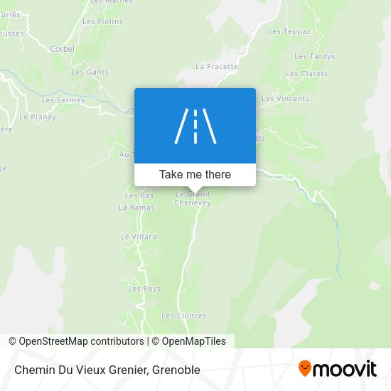 Chemin Du Vieux Grenier map