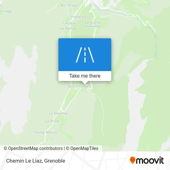 Chemin Le Liaz map