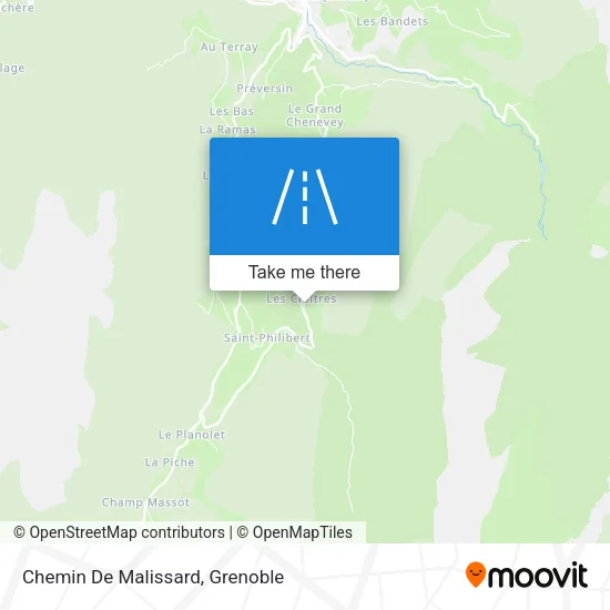 Chemin De Malissard map
