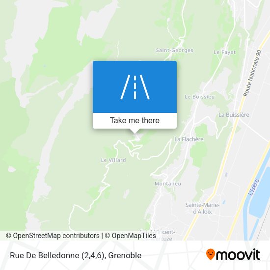 Rue De Belledonne (2,4,6) map