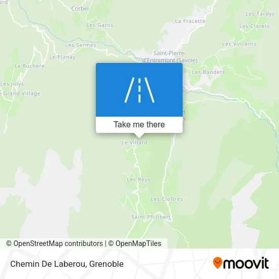 Chemin De Laberou map