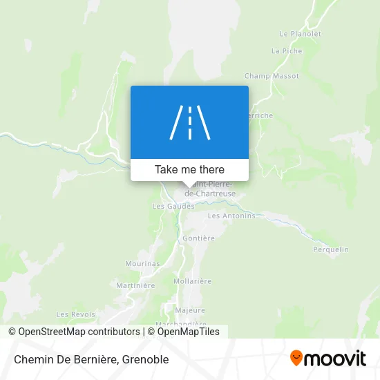 Chemin De Bernière map